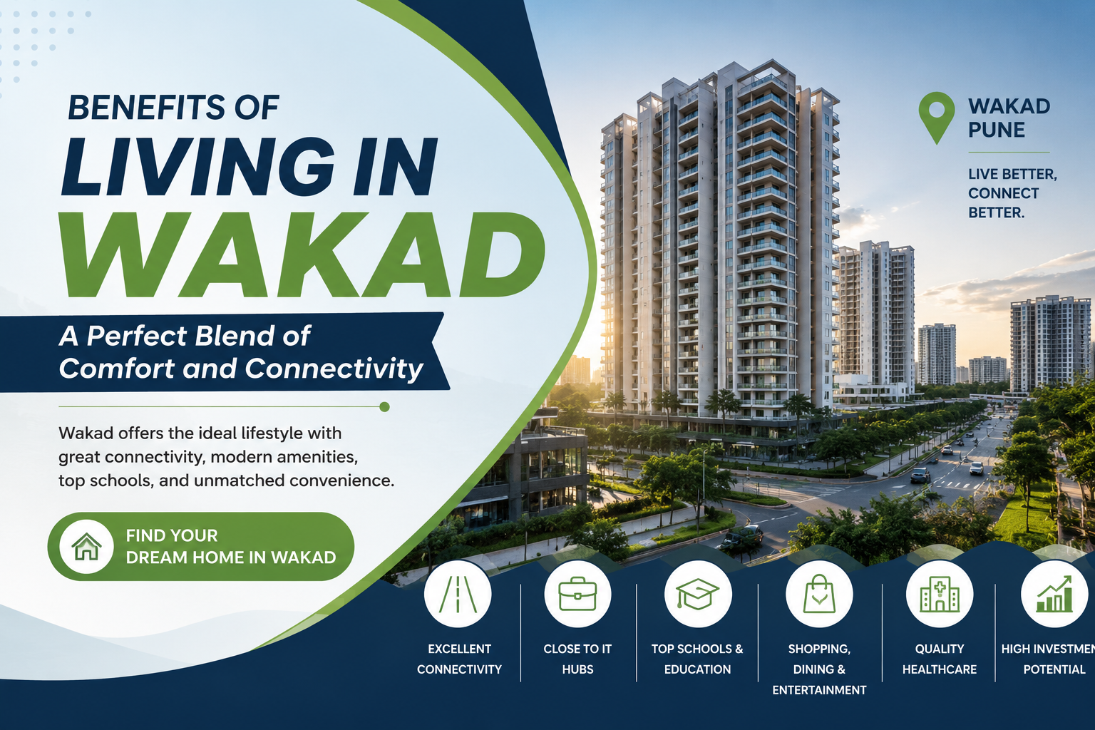 Benefits of Living in Wakad: A Perfect Blend of Comfort and Connectivity